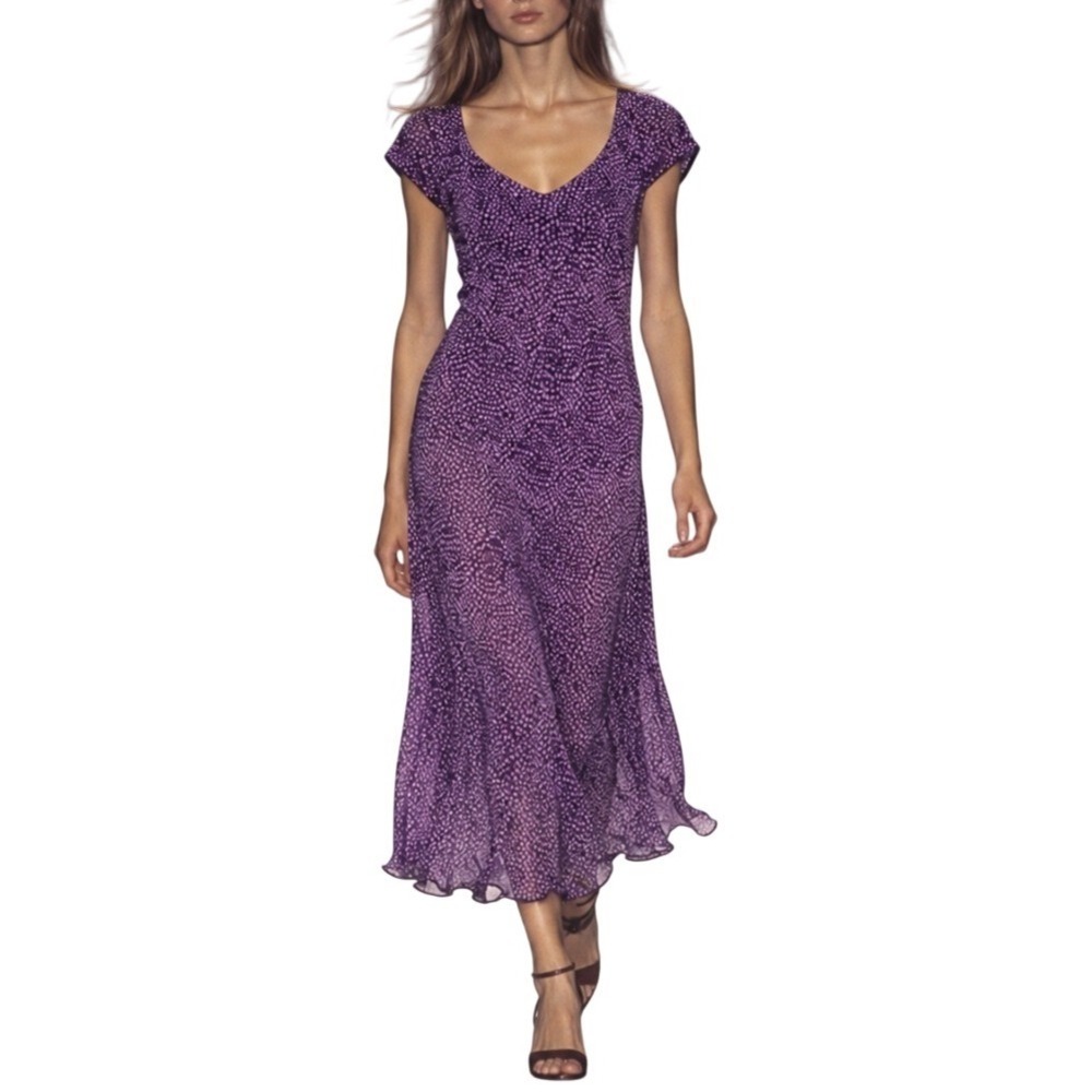 Vintage Purple Maxi Dress